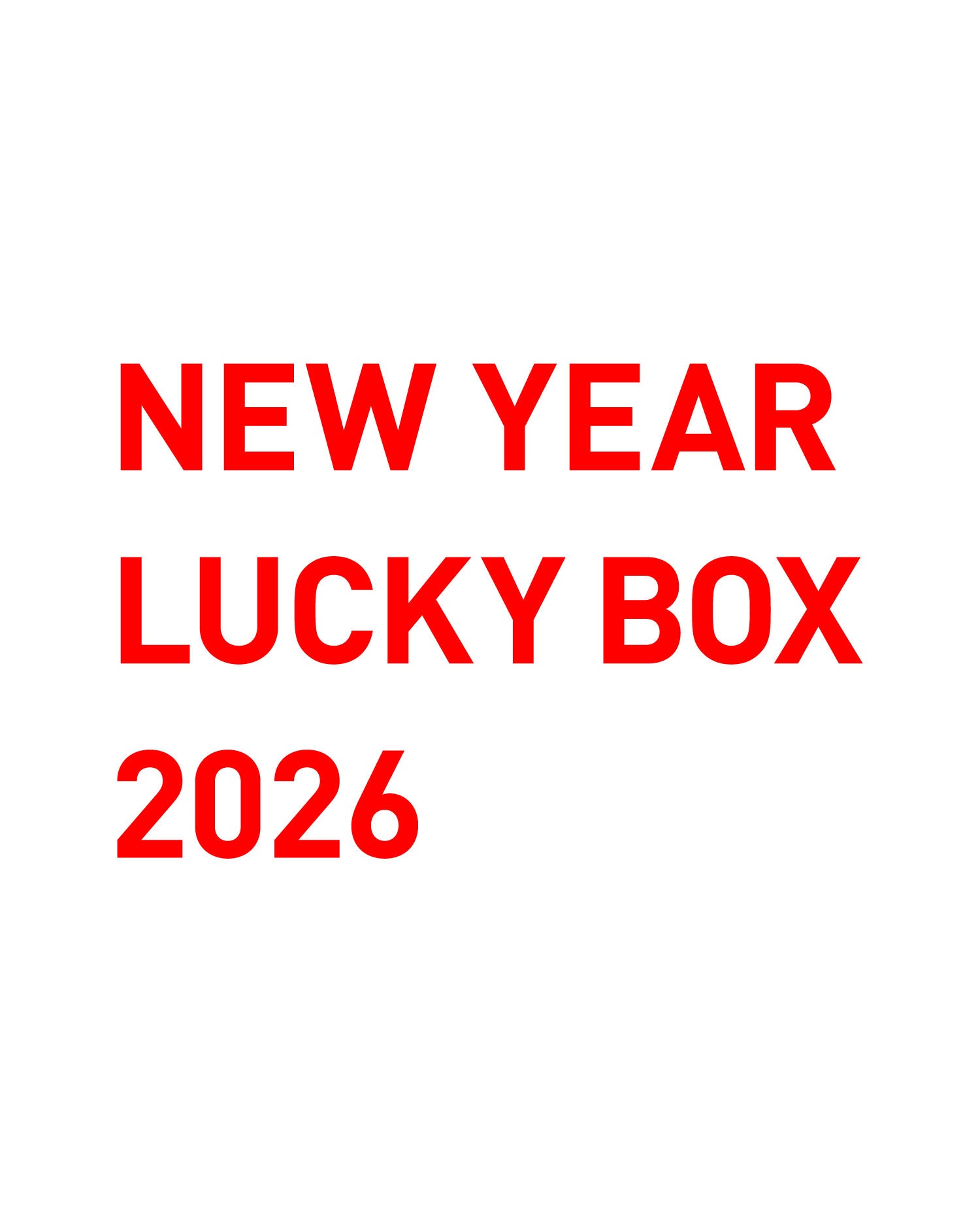 NEW YEAR LUCKY BOX 2026