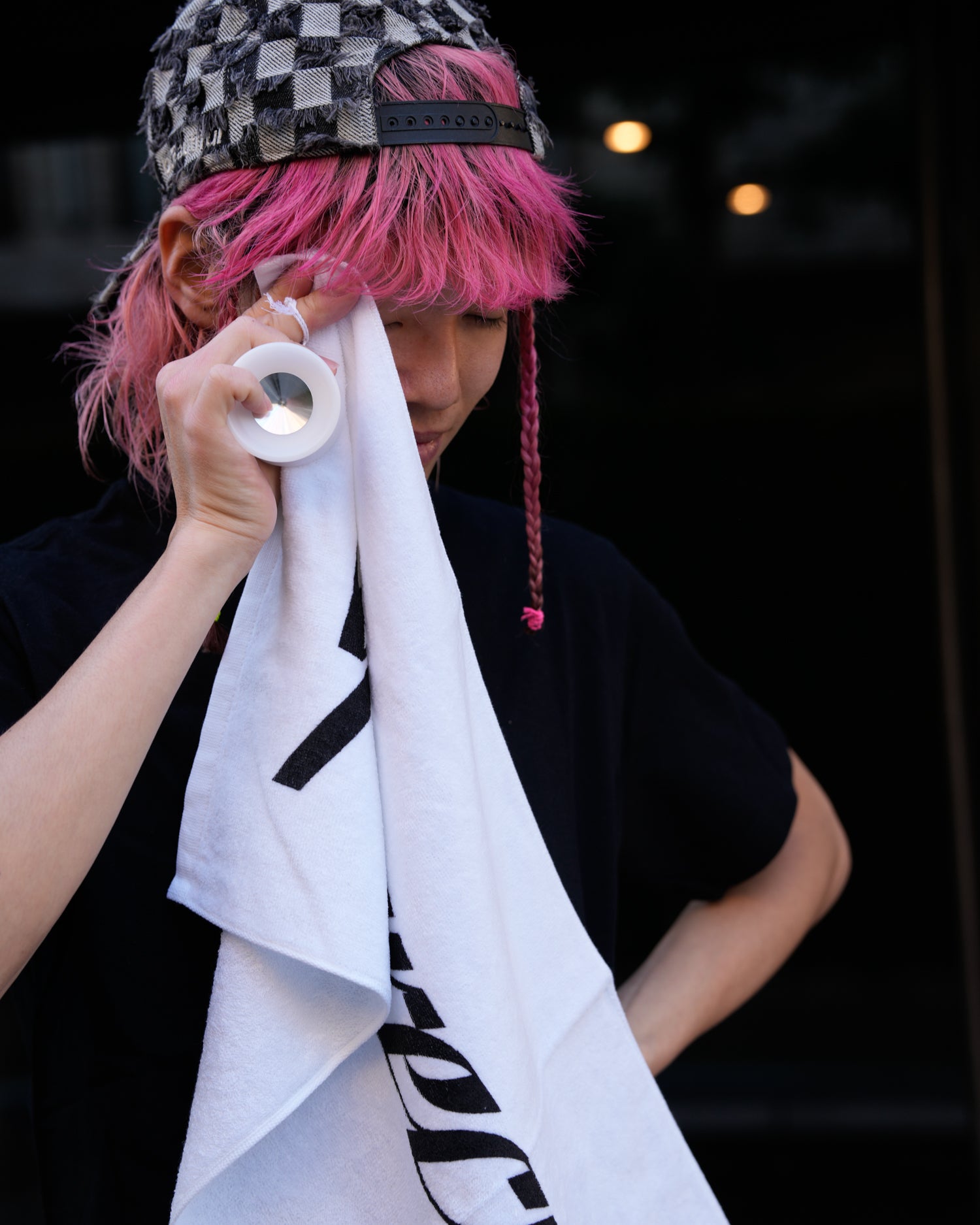 ヨーヨーリクリエーションロゴタオル